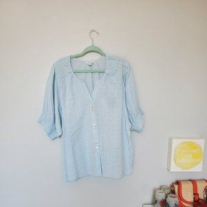 Sundance baby blue long-sleeve top